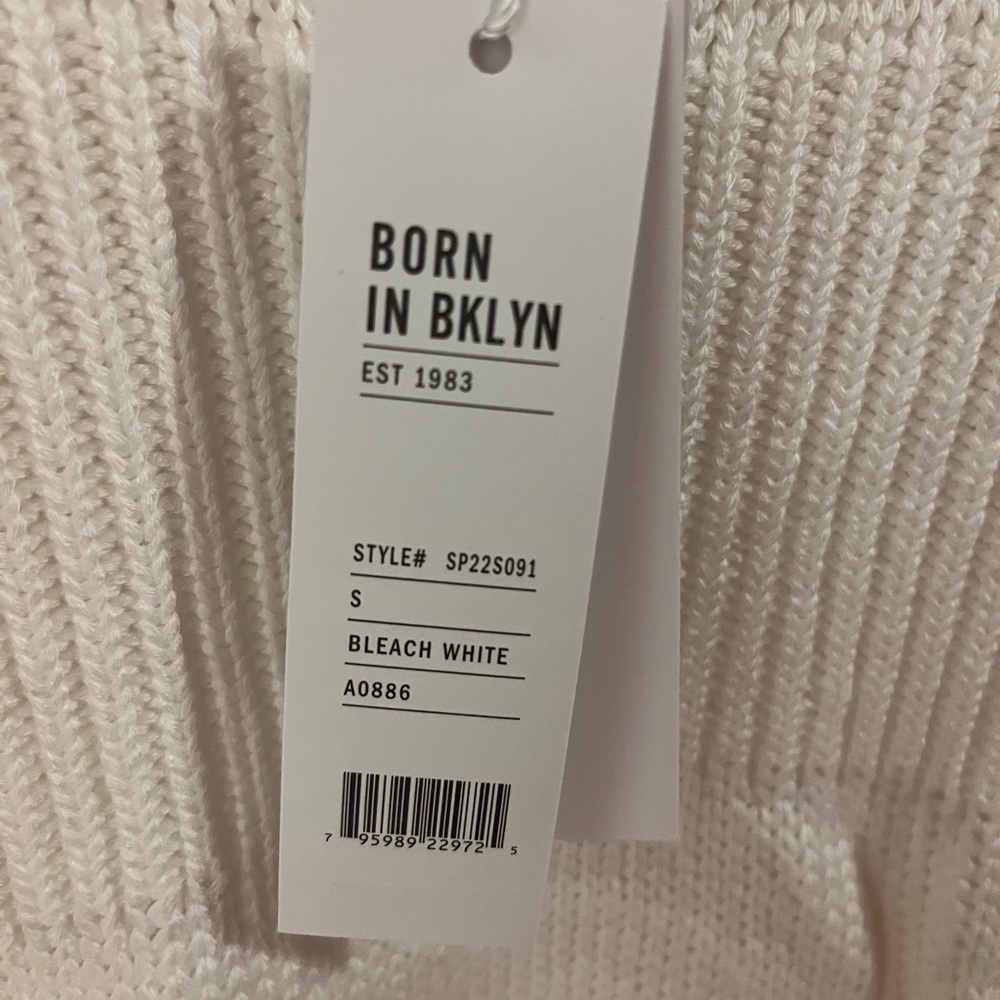 525 White Knit Sweater